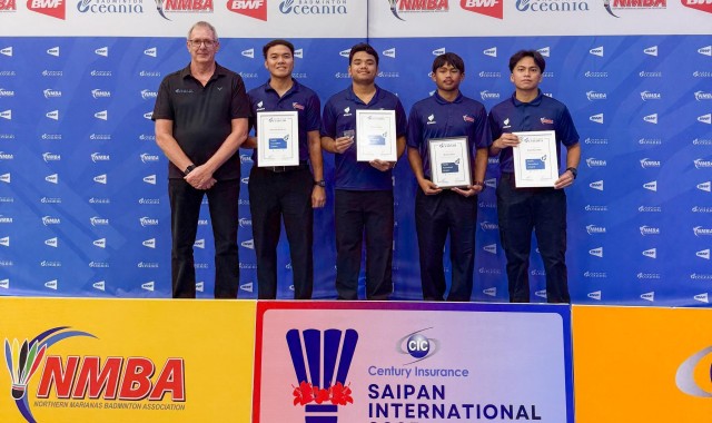 开云娱乐-不仅仅是一名球员，北马里亚纳群岛U23主力中卫也兼项打羽毛球